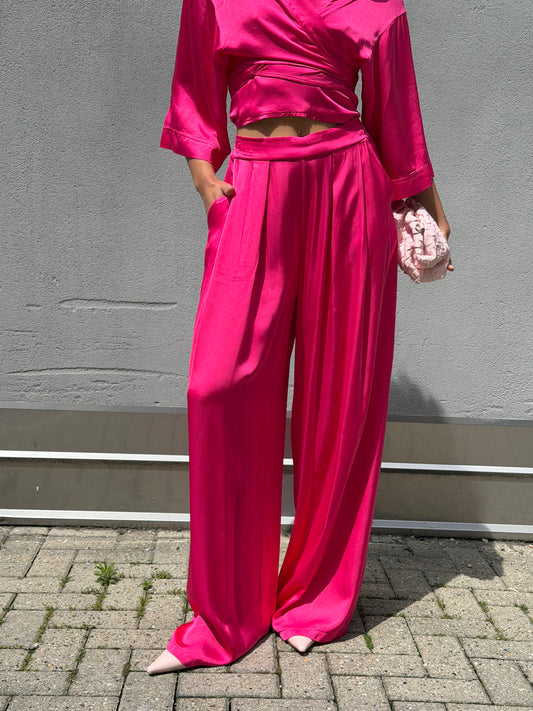 Pantalone Fluid Fucsia