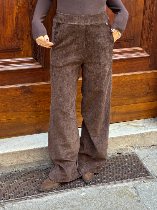 Pantalone Velvet | Marrone