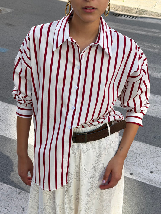 Camicione Righe Rosse