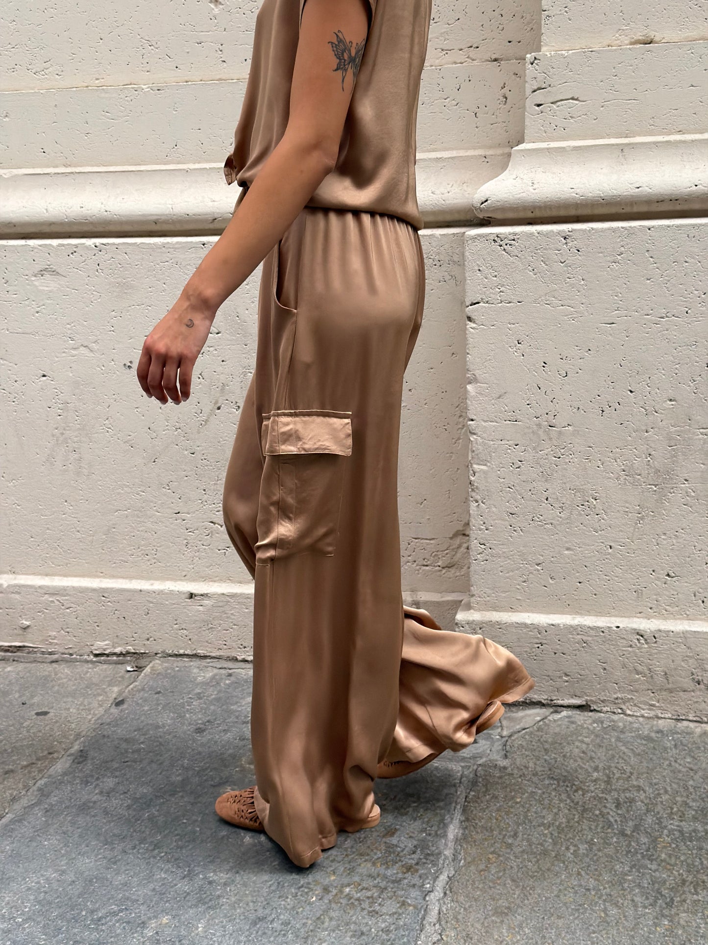 Pantalone Satin Deserto
