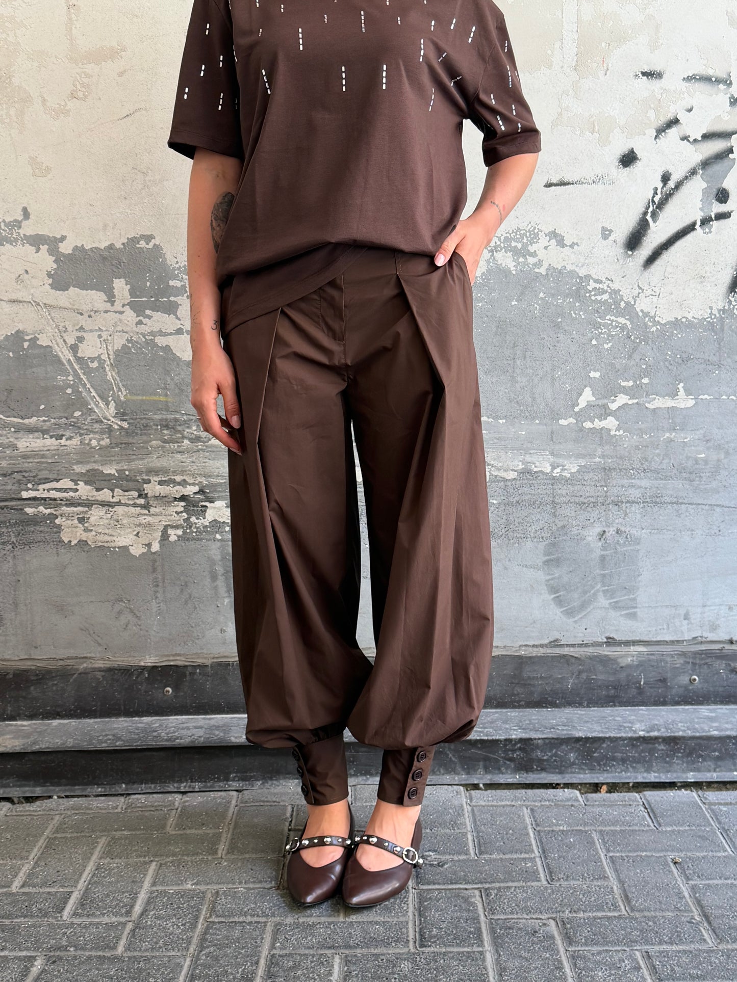 Pantaloni Aladin | Cioccolato