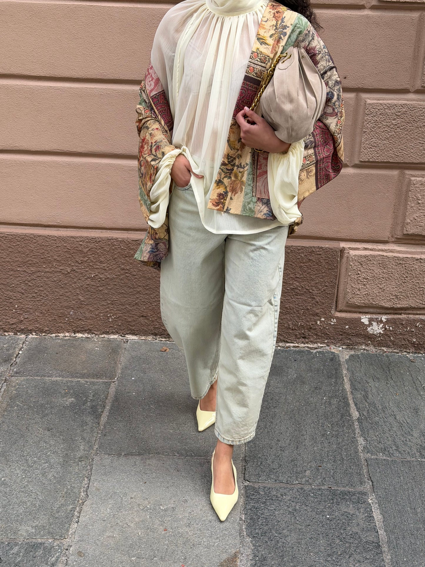 Jeans Carrot Vaniglia