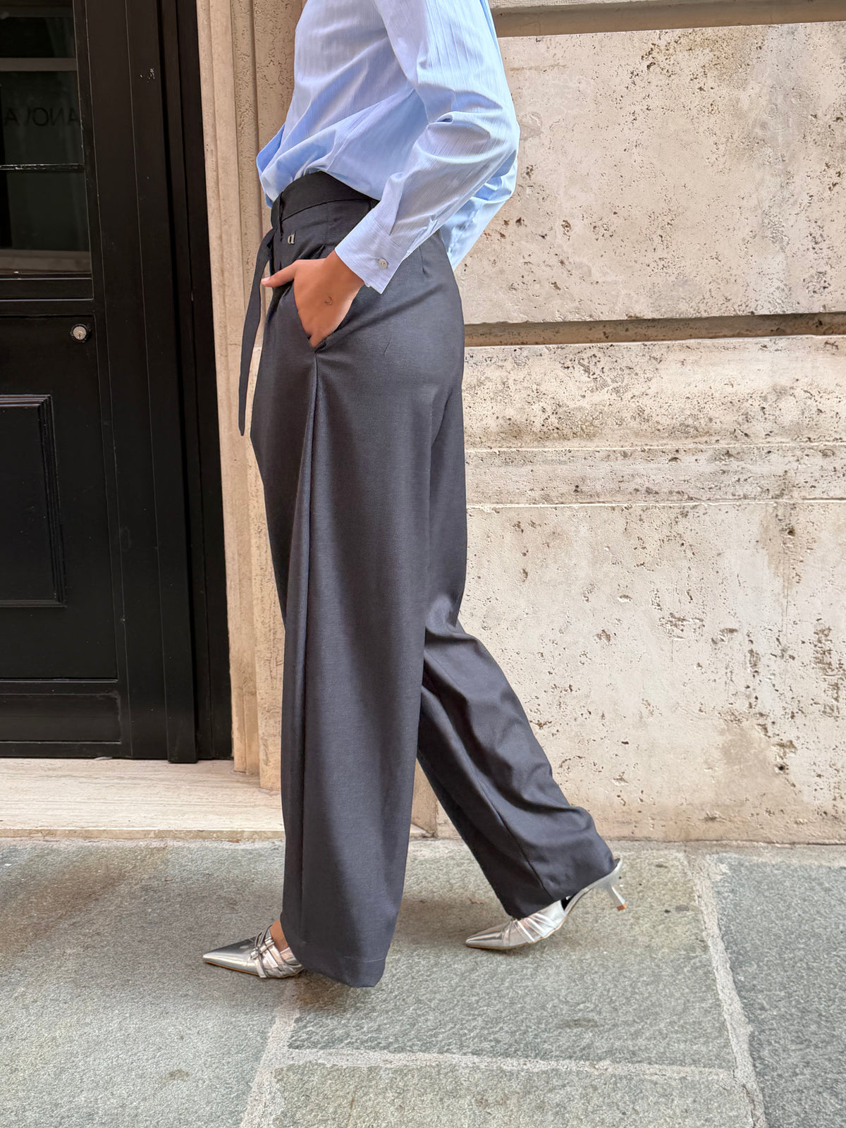 Pantalone Paris Antracite