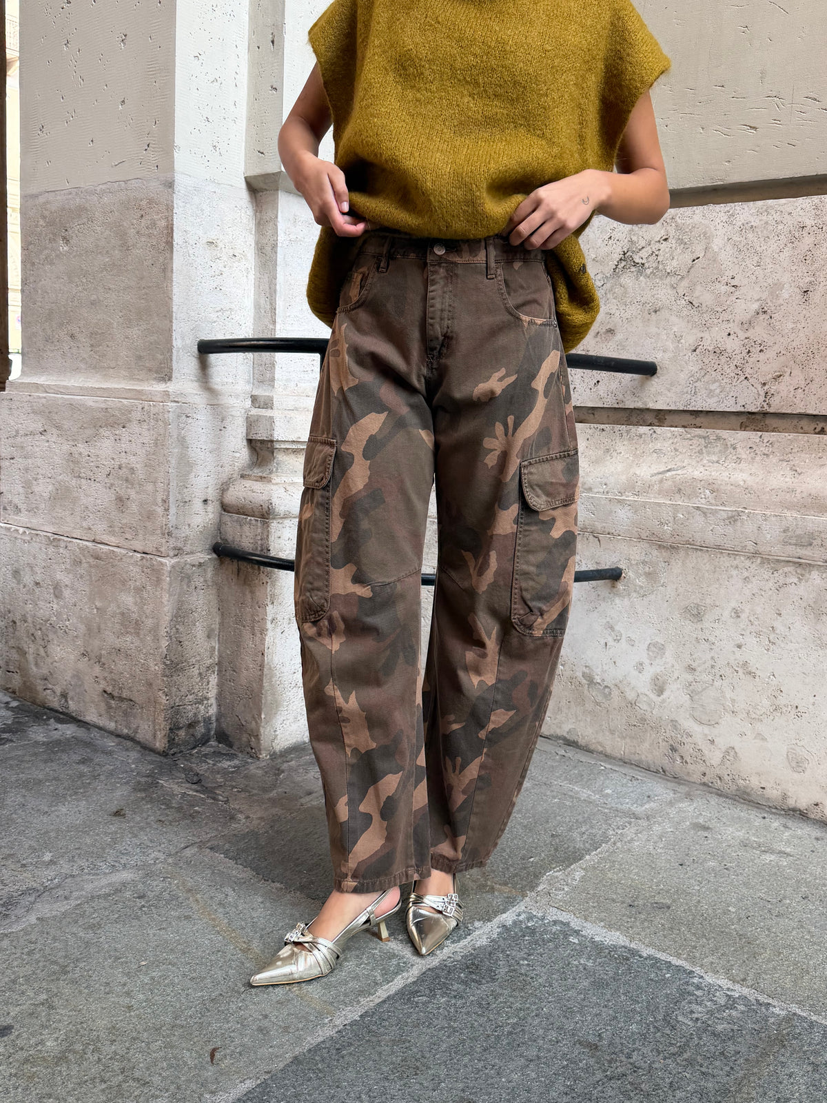 Pantalone Camouflage Cargo