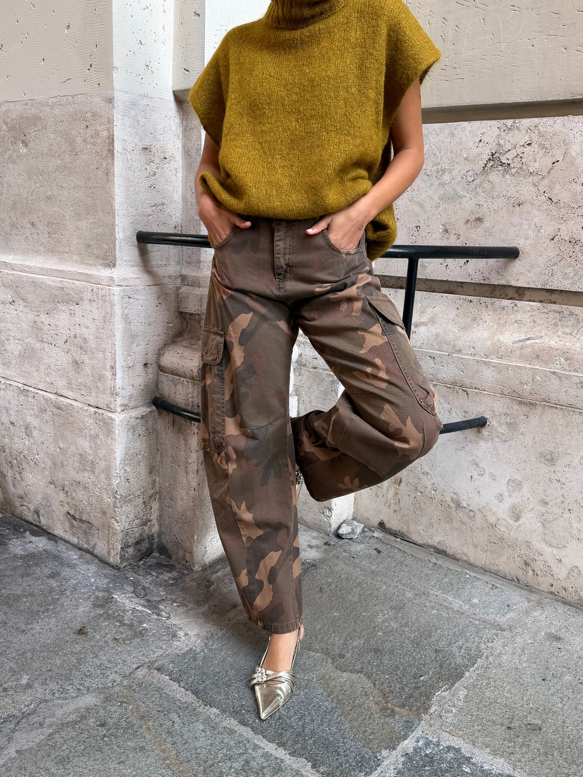 Pantalone Camouflage Cargo