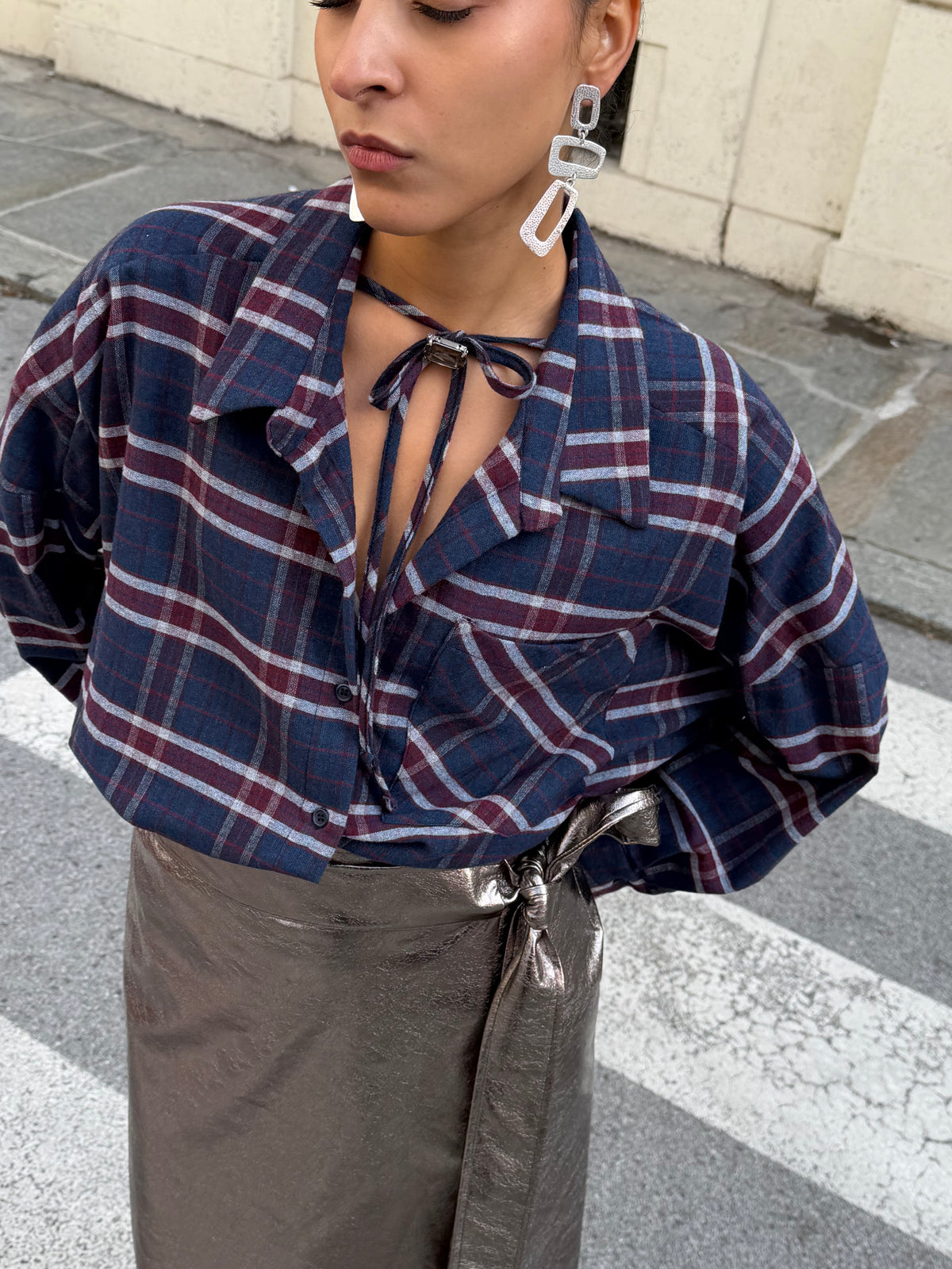 Camicia Check Laccio