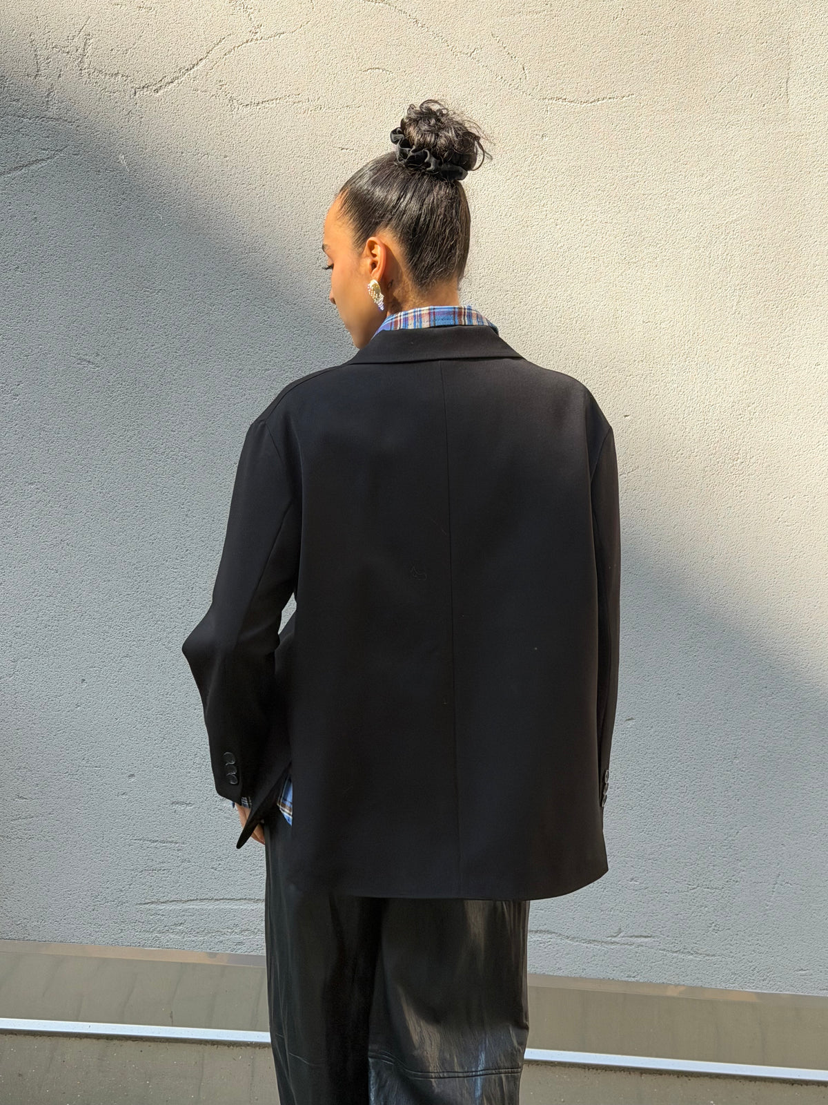 Giacca Nera Oversize